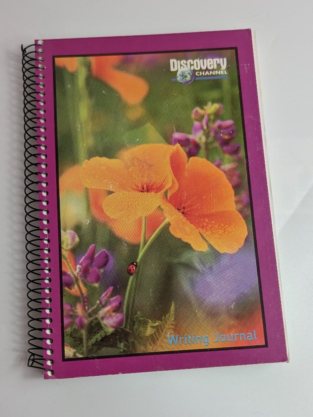 Discovery Channel Floral Lined Writing Journal Vintage 1999 Unused